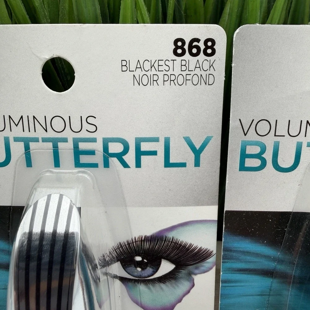 (2) Loreal Paris Voluminous Butterfly Mascara 868 Blackest Black